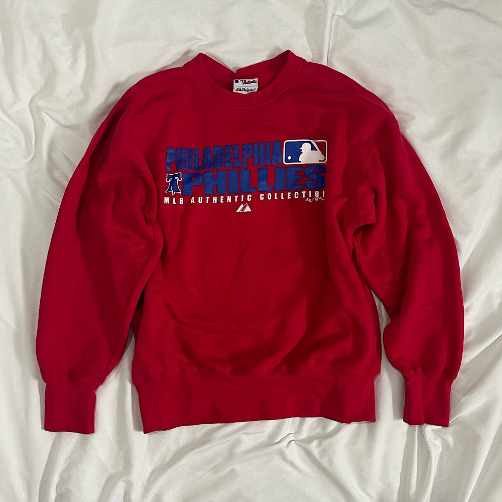 Majestic Phillies Crewneck